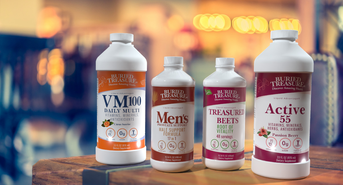 Men's Collection-Camera f Buried Treasure men's wellness multivitamins minerals and prostate support